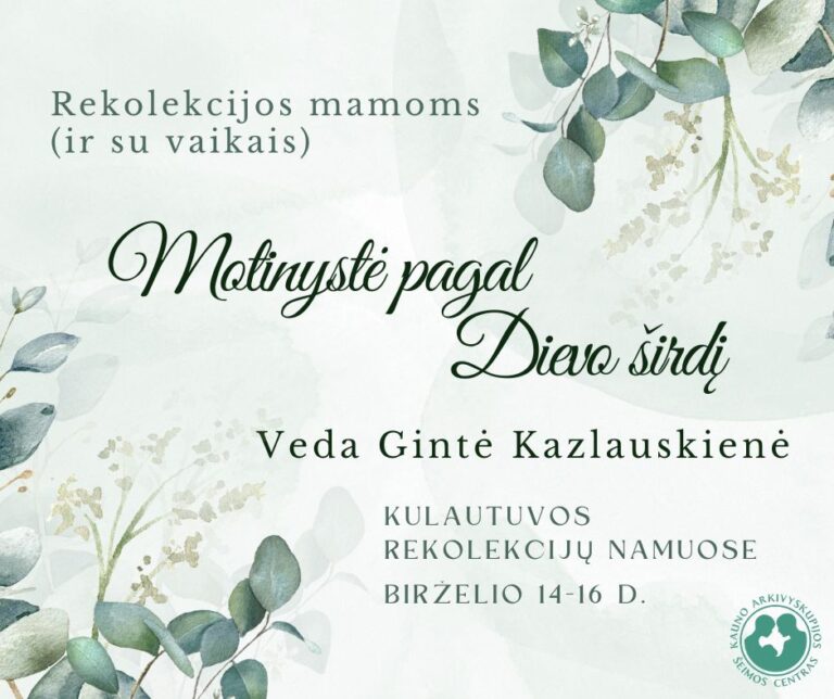 Rekolekcijos mamoms