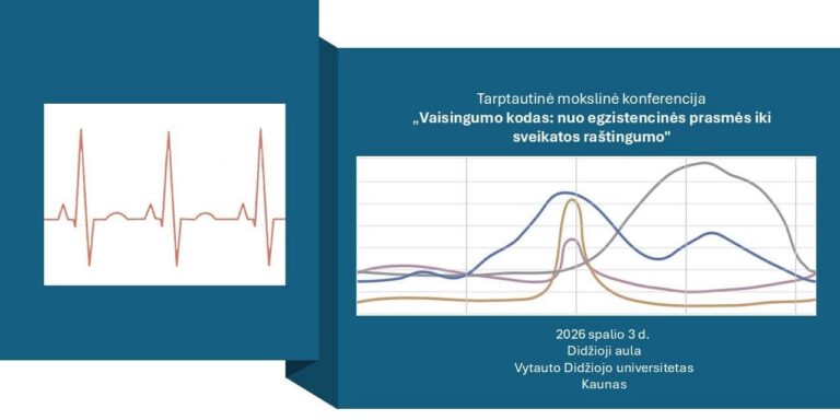Konferencija „Vaisingumo kodas: nuo egzistencinės prasmės iki sveikatos raštingumo” 2026 10 03