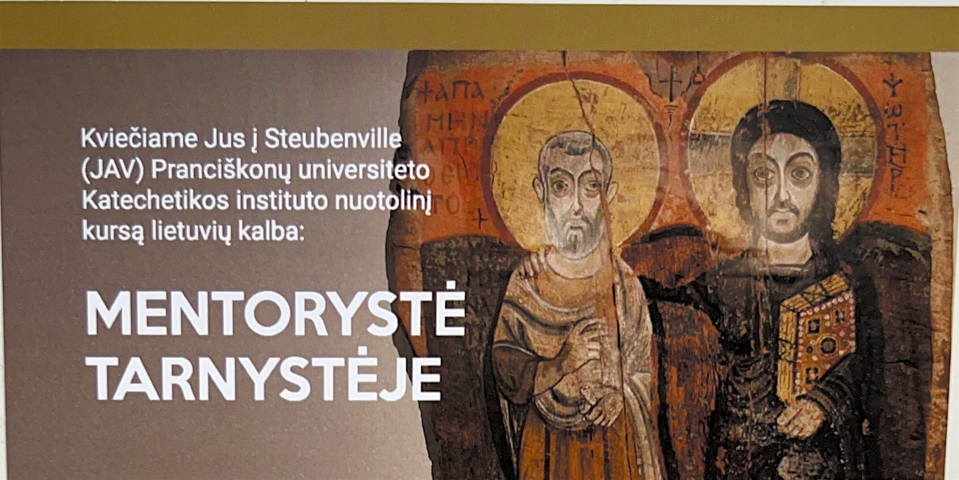 Kviečiame į kursą „Mentorystė tarnystėje”
